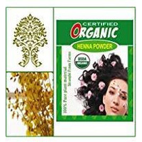 ONE Box. 100g USDA Certified Organic Henna Hair Color. Golden Brown Color