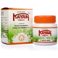 Ayurvedic Herbal KAYAM Tablet Sheth Bros from India (1X30 Tab)