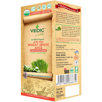 Vedic Organic Aloe Wheat Grass | Supports Healthy Antioxidants 500ml