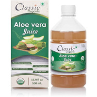 Classic Organic Aloe Vera 500 ml USDA Certified Organic Juice