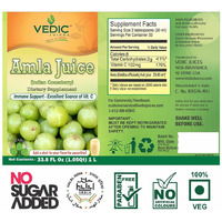 Vedic Amla Juice | Immune Support - Excellent Source of Vitamin C 1L