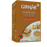 Girnar Instant Chai (Tea) Premix With Ginger Unsweetened, 10 Sachet Pack