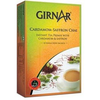 GIRNAR CARDAMOM SAFFRON CHAI ( TEA ) 10 SACHETS