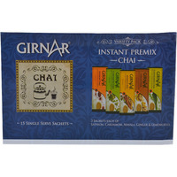 Girnar Instant Tea Premix Variety Pack, 15 Sachets