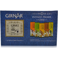 Girnar Instant Tea Premix Variety Pack, 15 Sachets