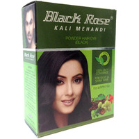 Black Rose Kali Mehandi Power Hair Dye Black (Yellow) 50 g