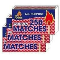 Ez Flames Wooden Matches (Pack of 2) 250matches