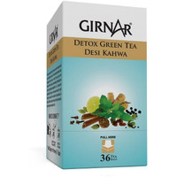 Girnar Detox Green Desi Kahwa ( green tea) - 36 Teabags (Pack of 2)