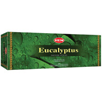 HEM Eucalyptus For Cleansing & Relaxing Incense Sticks - Pack of 6 (20 sticks each)