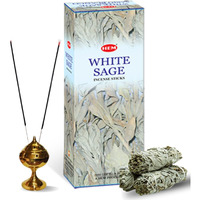 HEM White Sage Tubes Incense, 20g, Box of Six