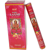 Hem Maha Laxmi Incense (Box of 6 Tubes)