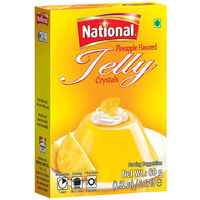 National Jelly Crystals - Pineapple 80 gms
