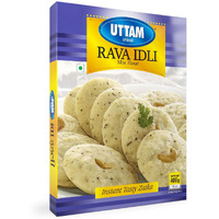 Uttam Rava Idli Mix 500g Each (Pack of 2) 30 Pieces Idli Mix for Healthy Breakfast in Just 3 Steps High Fiber Soft Fluffy and Tasty Idlis Authentic South Indian Flavour