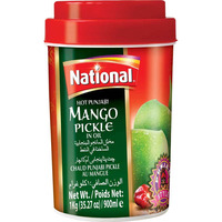 National Hot Punjabi Mango Pickle In Oil 1 Kg