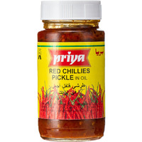 Priya Red Chilli Pickle w/ Garlic 300 gms