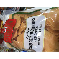 Shreeji Fry&Eat Sago Potato Coin Chips-Red Chili 200 gms