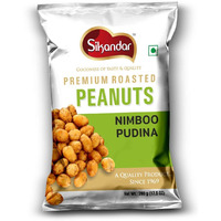Sikandar Roasted Peanuts- Nimboo Pudina 150 gms