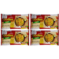 Patanjali Atta Noodles Chatpata Flavor 240g (8.46oz) Pack of 1 | Made with Whole Wheat Flour and Rice Bran Oil | Lower Carb Noodles | Vegetarian and Vegan Noodles
