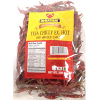 Idhayam Teja Extra Hot Dry Whole Chilli 200 gms