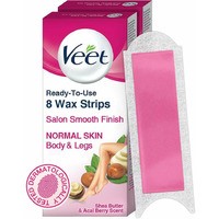 Veet Wax Strips Normal Skins 8 strips