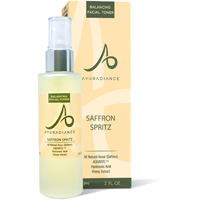 Saffron Spritz Balancing Facial Toner with Hyaluronic Acid, AQUAXYL, Natural Saffron, and Honey - Ayuradiance Skin Care