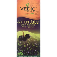 Vedic Juices, Jamun Juice (Indian Blackberry), 500 Milliliter(mL)
