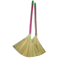 One Vietnamese Soft Fan (Straw) Broom, 40 Inch