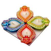 F.P. Wax Diya 4pc 3.5inch #233