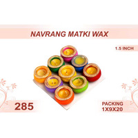 Navrang Matki Wax 9pc 1.5inch #285