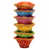 K.V. Pan Diya 6pc 2.5inch #186