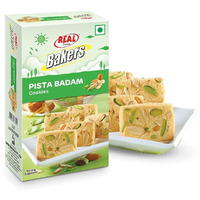 Real Foods, Bakers Pista Badam Cookies, 200 Grams(gm)
