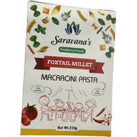 Saravana's Foxtail Millet Mcaroni 210 gm