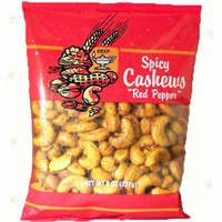 Deep Spicy Cashews Red Pepper 8 oz