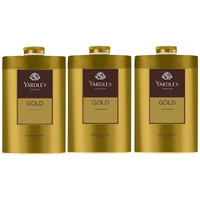 Yardley London Gold Talcum Powder - 250Grm-808oz Deodorizing Talc for Women/Men -Pack of 3