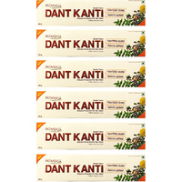 Patanjali Dant Kanti Toothpaste 200 Grams (7 Ounces) Pack of 6