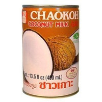 Coconut Milk, Chaokoh Brand - 13.5 oz per Can (Pack of 12)
