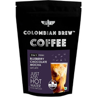 Colombian Brew Blueberry Chocolate Mocha Caf Latte, Instant Coffee Powder Pre-Mix (3 in 1) 250gm