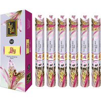 ZED Black Lily Incense Sticks - 20 Incense Sticks per Box -& 6 Boxes Inside (Total 120 Sticks) Premium Quality Incense Sticks for Relaxation, Yoga