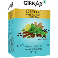 Girnar Food & Beverages Pvt. Ltd. Detox Green Tea - Desi Kahwa (36 Tea Bags) 90 gm