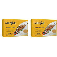 Pack Of 2 - Girnar Instant Masala Chai Milk Tea Sweetened - 220 Gm (7.7Oz)