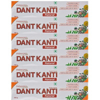 Patanjali Dant Kanti Dental Cream - 200g - Pack of 6 Original patanjali Toothpaste Oral Care