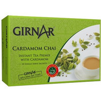 Girnar Cardamom Chai Instant tea premix with Cardamom - 10 Sachets x 14g (140g)
