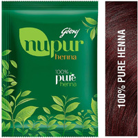 Nupur Natural Henna with Goodness of 9 Herbs for Silky & Shiny Hair 3 Pack (3 x 120 g)