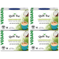 QuikTea Vegan Lemongrass Chai Tea Latte - 40 Count