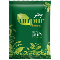 Godrej Nupur Henna Natural Mehndi for Hair Color with Goodness of 9 Herbs 3 Pack with 400 g in Each Packet (3 x 400 g / 3 x 14.10 oz)