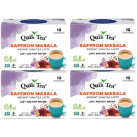 QuikTea Saffron Masala Chai Tea Latte, 8.45 Ounce (Pack of 4)