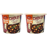 Pack Of 2 - Haldiram's Minute Khana Choley Chawal - 105 Gm