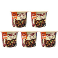 Pack Of 5 - Haldiram's Minute Khana Choley Chawal - 105 Gm