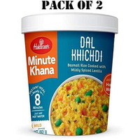 Haldiram's Minute Khana Ready to Eat (Dal Khichdi (60 gm), Pack of 2)
