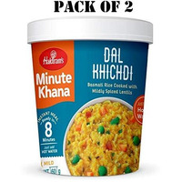 Haldiram's Minute Khana Ready to Eat (Dal Khichdi (60 gm), Pack of 2)